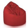 Rouge foncé Pouf Poire nylon