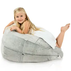 Pouf Poire L pour enfants - Tissu Imprimé Premium – vue 81