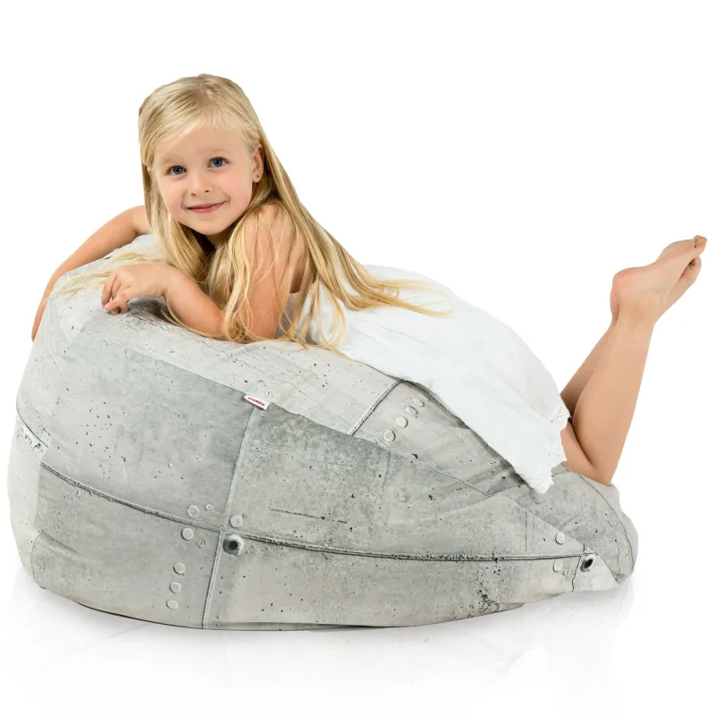 Pouf Poire L pour enfants - Tissu Imprimé Premium – vue 81