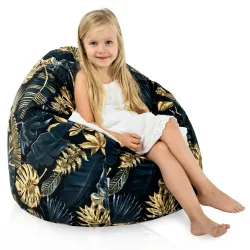 Pouf Poire L pour enfants - Tissu Imprimé Premium – vue 90