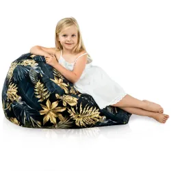 Pouf Poire L pour enfants - Tissu Imprimé Premium – vue 91