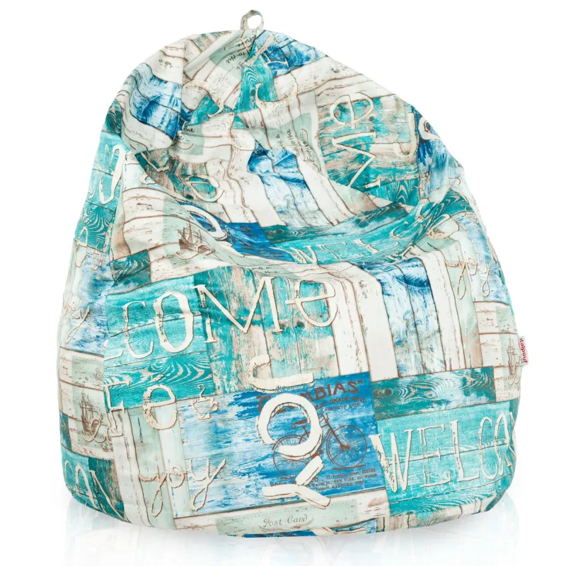 Pouf Poire XL Standard - Tissu Imprimé Premium – vue 15