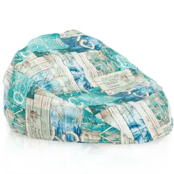 Pouf Poire XL Standard - Tissu Imprimé Premium – vue 50