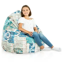 Pouf Poire XL Standard - Tissu Imprimé Premium – vue 72