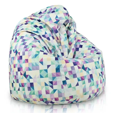 Pouf Poire XL Standard - Tissu Imprimé Premium – vue 2