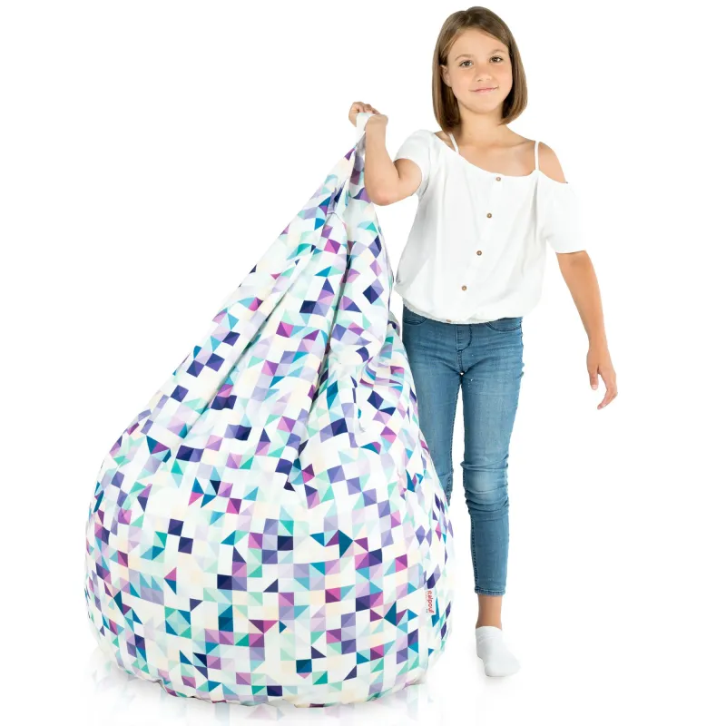 Pouf Poire XL Standard - Tissu Imprimé Premium – vue 104