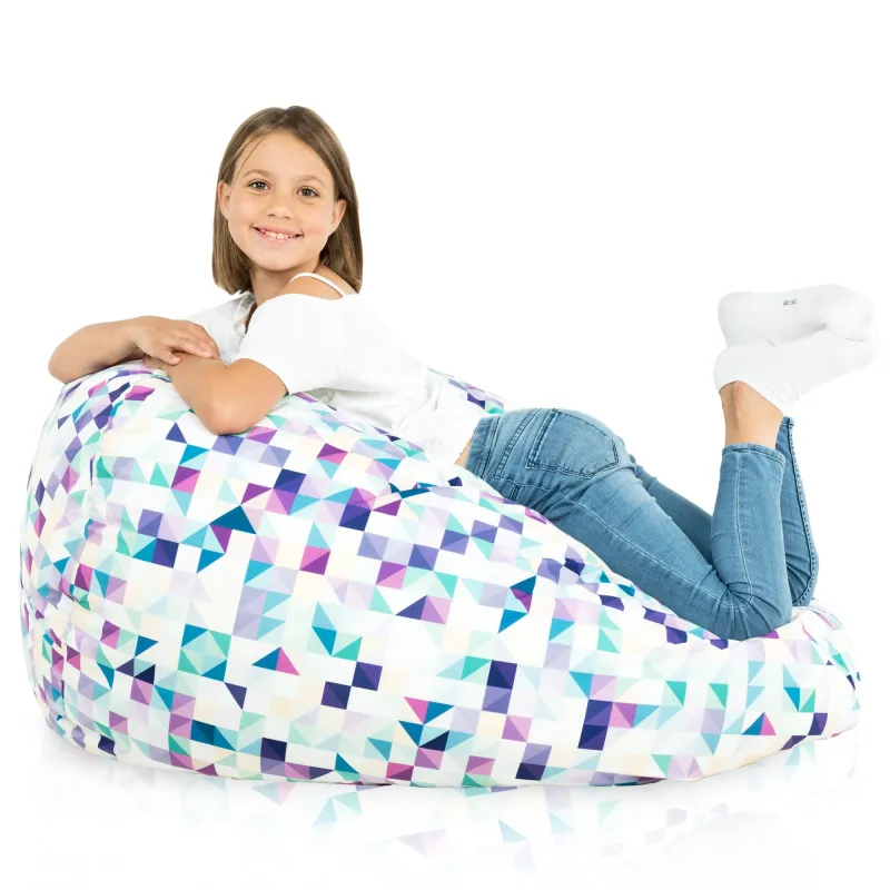 Pouf Poire XL Standard - Tissu Imprimé Premium – vue 112