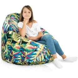 Pouf Poire XL Standard - Tissu Imprimé Premium – vue 80