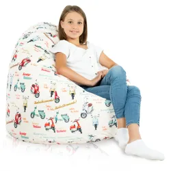 Pouf Poire XL Standard - Tissu Imprimé Premium – vue 83
