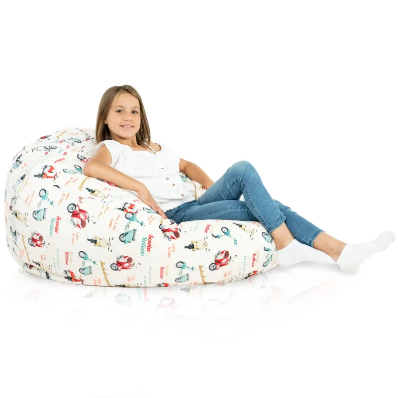 Pouf Poire XL Standard - Tissu Imprimé Premium – vue 99