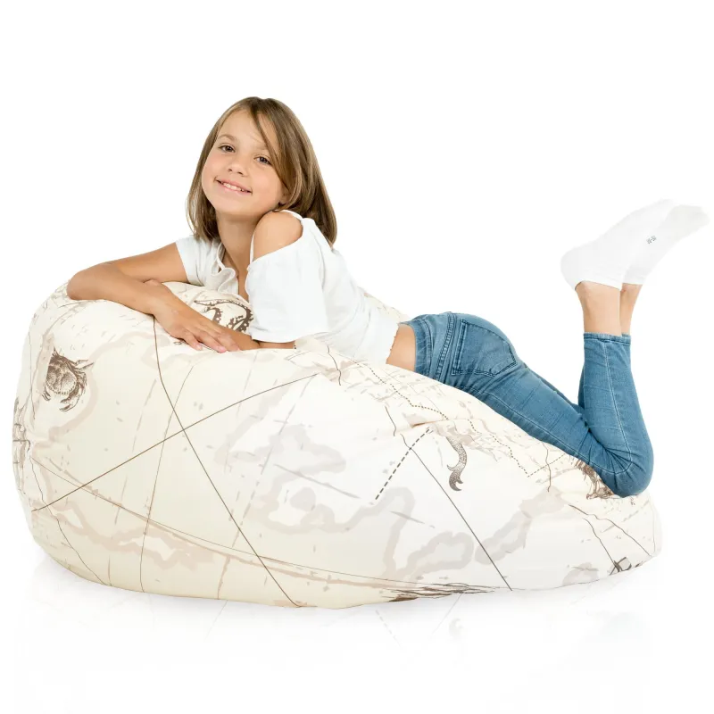 Pouf Poire XL Standard - Tissu Imprimé Premium – vue 111