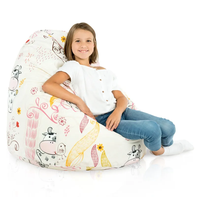 Pouf Poire XL Standard - Tissu Imprimé Premium – vue 84