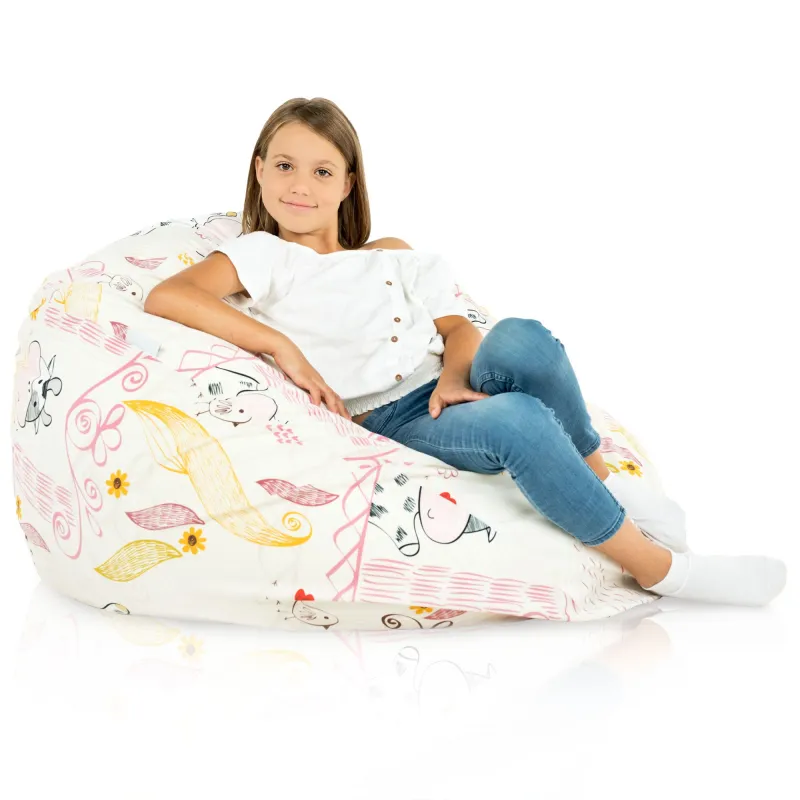 Pouf Poire XL Standard - Tissu Imprimé Premium – vue 102