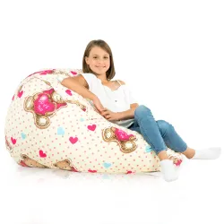 Pouf Poire XL Standard - Tissu Imprimé Premium – vue 101