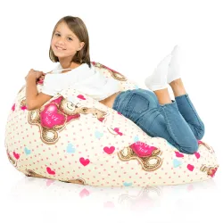 Pouf Poire XL Standard - Tissu Imprimé Premium – vue 125