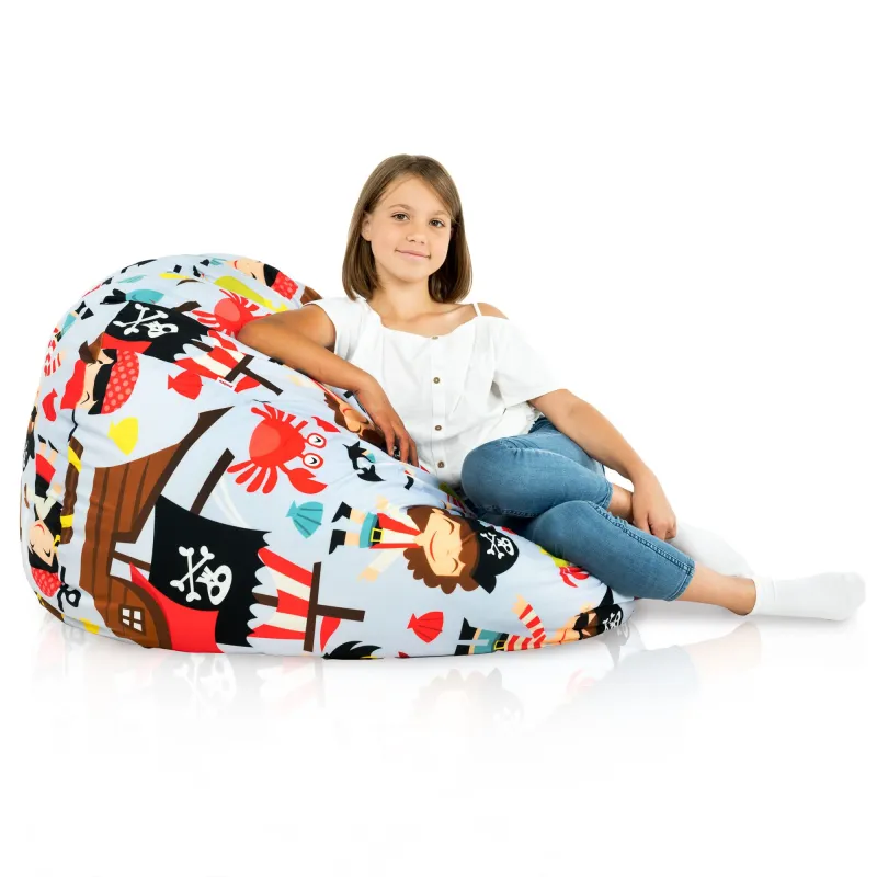 Pouf Poire XL Standard - Tissu Imprimé Premium – vue 123