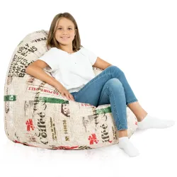 Pouf Poire XL Standard - Tissu Imprimé Premium – vue 63