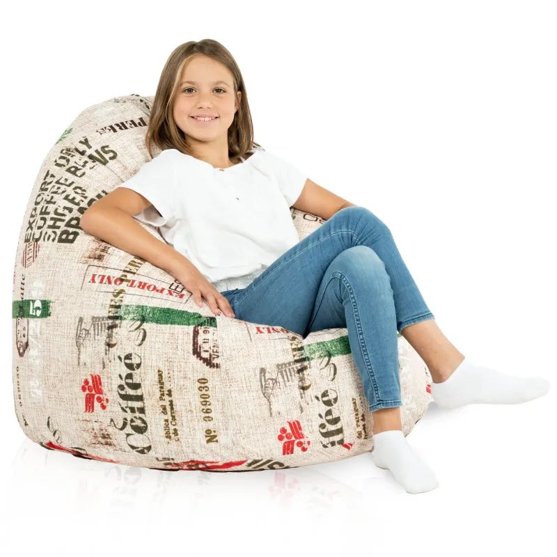 Pouf Poire XL Standard - Tissu Imprimé Premium – vue 63