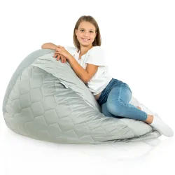 Pouf Poire XL Standard - Velours Soft – vue 37