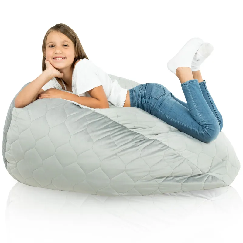 Pouf Poire XL Standard - Velours Soft – vue 38
