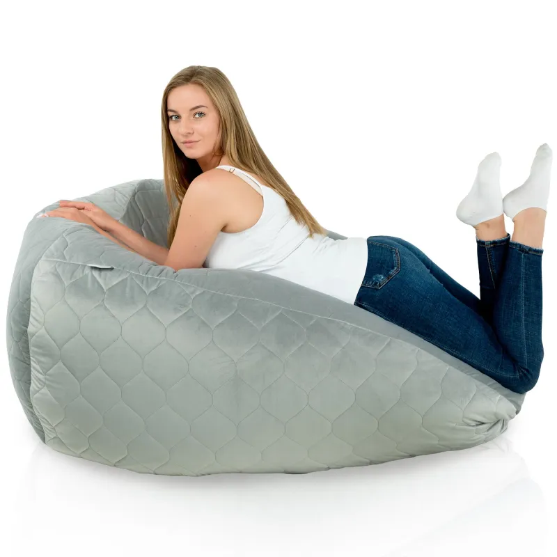 Pouf Poire XXL pour adultes Géant - Velours Soft – vue 39