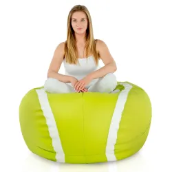 Pouf Fauteuil Lime Tennis - Simili-cuir – vue 4