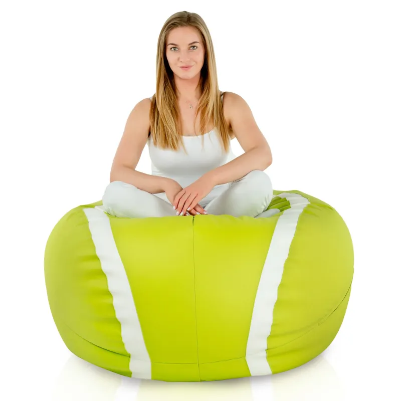 Pouf Fauteuil Lime Tennis - Simili-cuir – vue 4