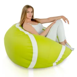 Pouf Fauteuil Lime Tennis - Simili-cuir – vue 6