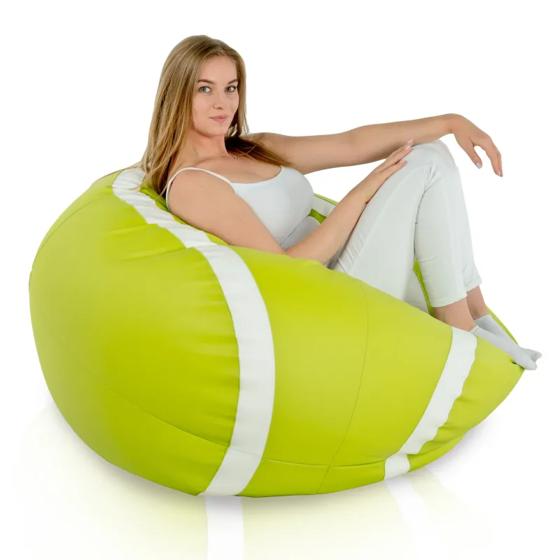Pouf Fauteuil Lime Tennis - Simili-cuir – vue 6
