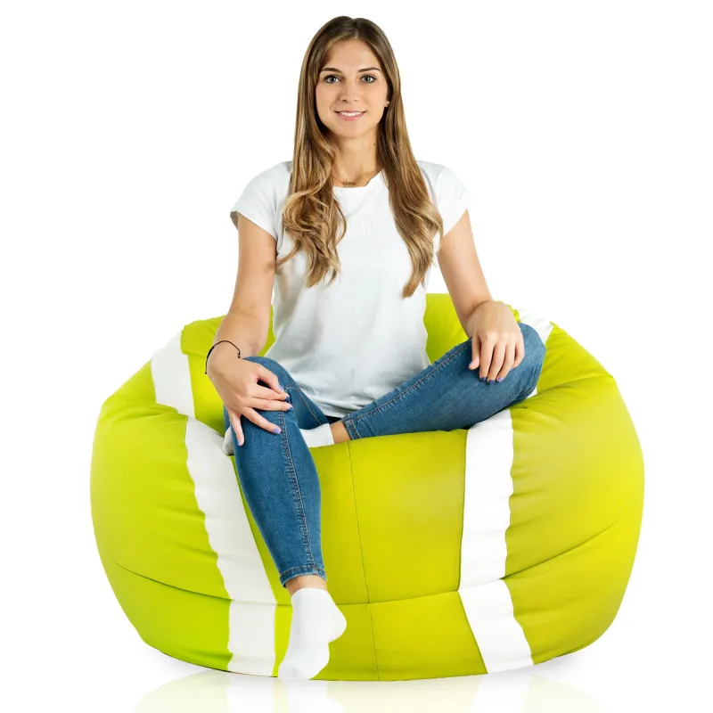 Pouf Fauteuil Lime Tennis - Simili-cuir – vue 3