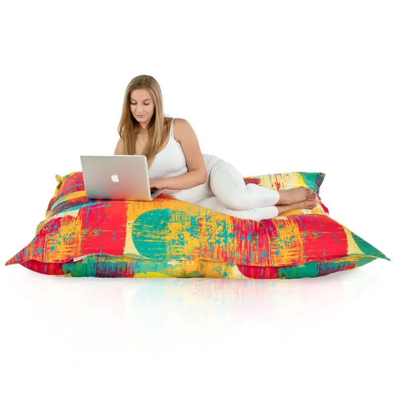 Coussin de Sol Géant XXL pour adultes Géant - Tissu Imprimé Premium – vue 41
