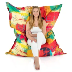 Coussin de Sol Géant XXL pour adultes Géant - Tissu Imprimé Premium – vue 83