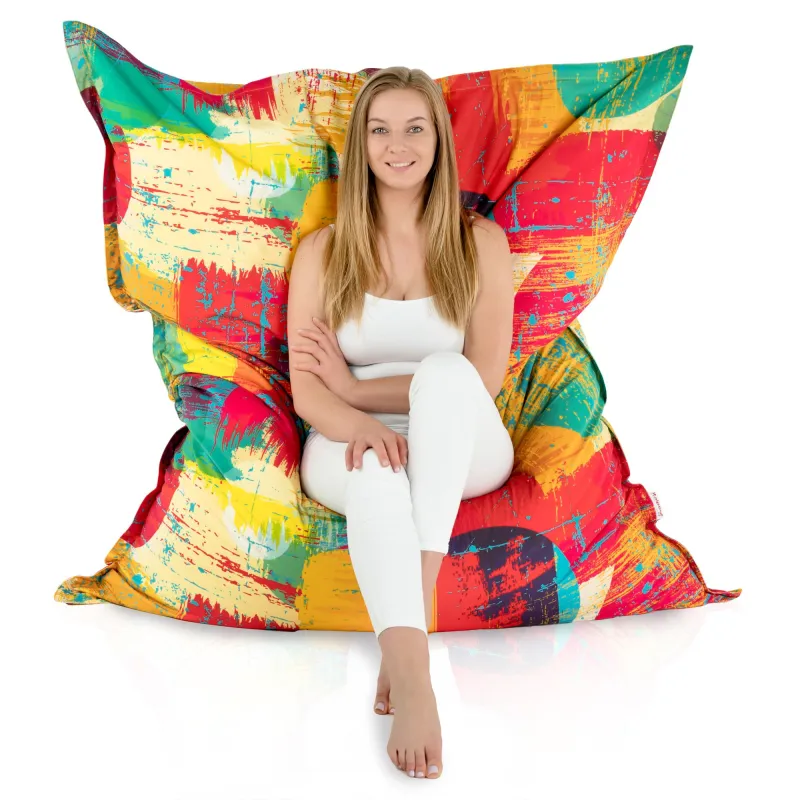 Coussin de Sol Géant XXL pour adultes Géant - Tissu Imprimé Premium – vue 83