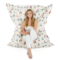Coussin poire géant pour enfants, parfait pour le jeu et la détente