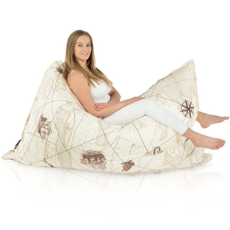 Coussin de Sol Géant XXL pour adultes Géant - Tissu Imprimé Premium – vue 62