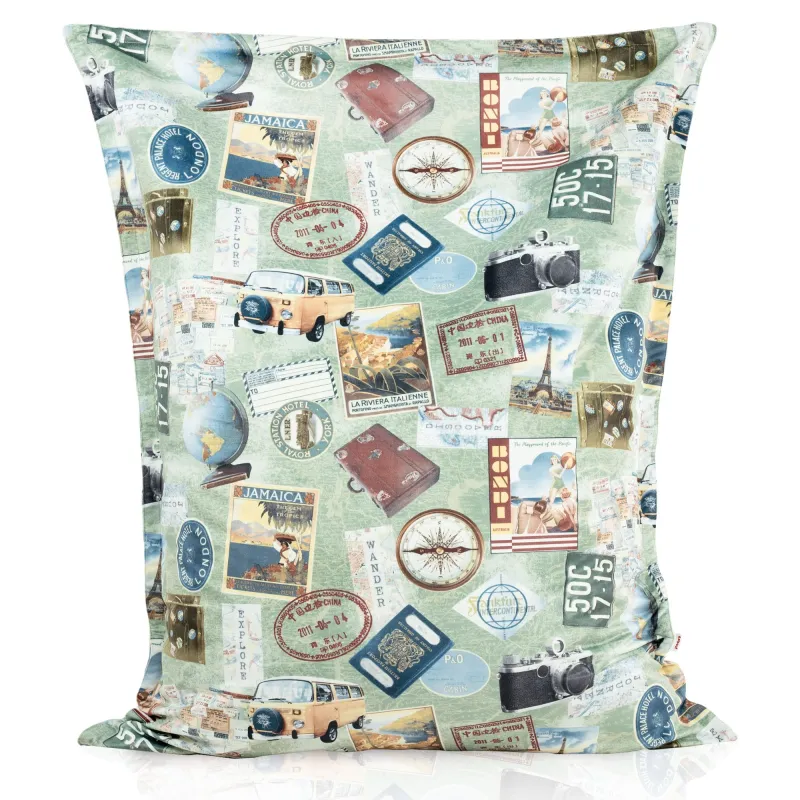 Coussin de Sol Géant XXL pour adultes Géant - Tissu Imprimé Premium – vue 14