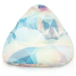 Pouf avec Dossier XXL Drop - Tissu Imprimé Premium – vue 23