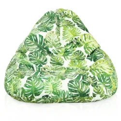 Pouf avec Dossier XXL Drop - Tissu Imprimé Premium – vue 26