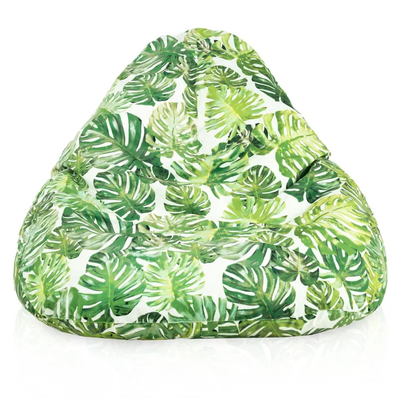 Pouf avec Dossier XXL Drop - Tissu Imprimé Premium – vue 26