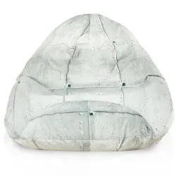 Pouf avec Dossier XXL Drop - Tissu Imprimé Premium – vue 19