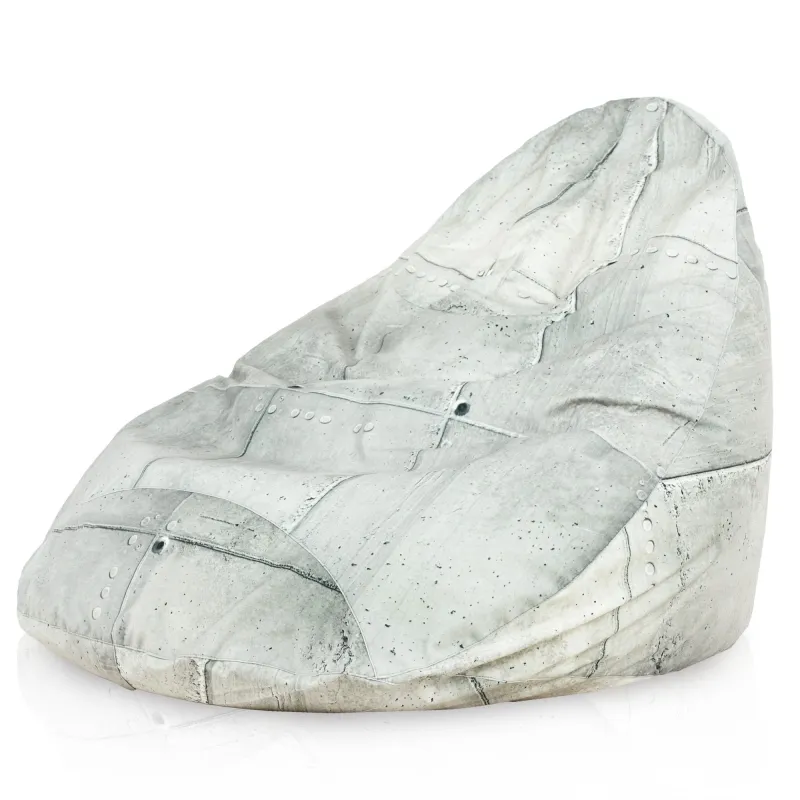 Pouf avec Dossier XXL Drop - Tissu Imprimé Premium – vue 10