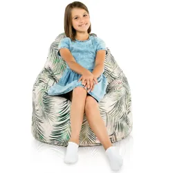 Fauteuil Pouf Siège de Sol Smart Porto - Tissu Imprimé Premium – vue 3