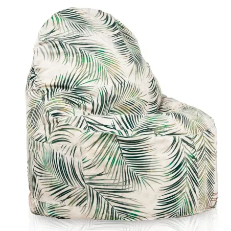 Fauteuil Pouf Siège de Sol Smart Porto - Tissu Imprimé Premium