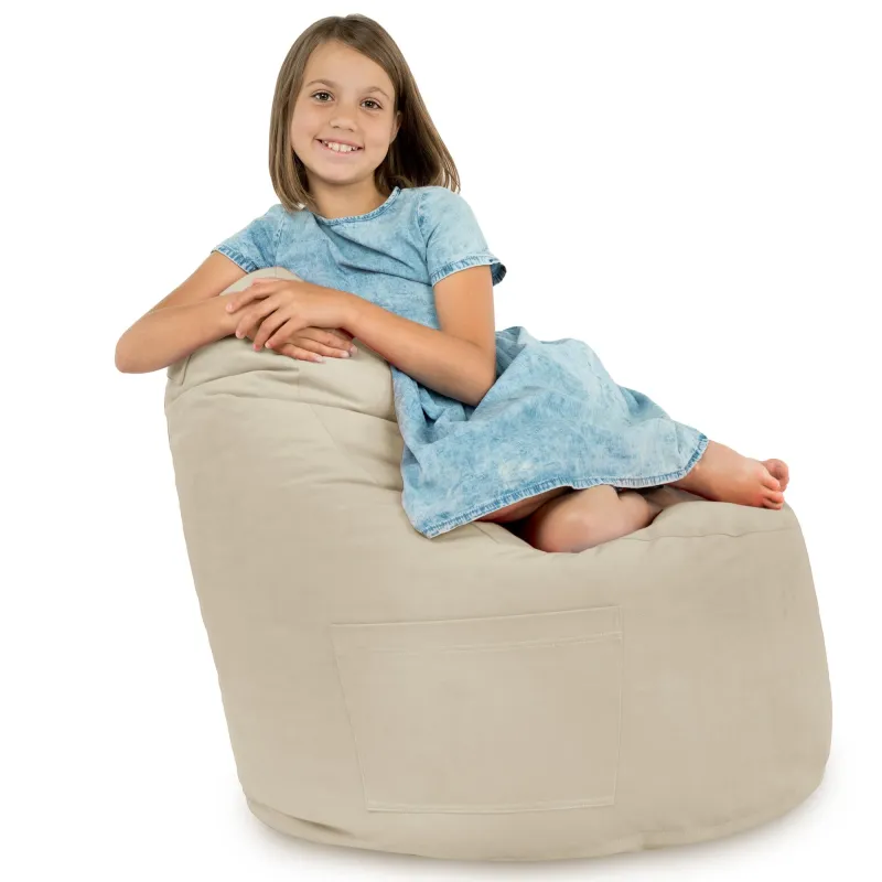 Fauteuil Poire Porto en velours doux pour des espaces confortables
