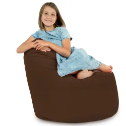 Fauteuil Pouf Siège de Sol Smart Porto - Velours Soft – vue 55