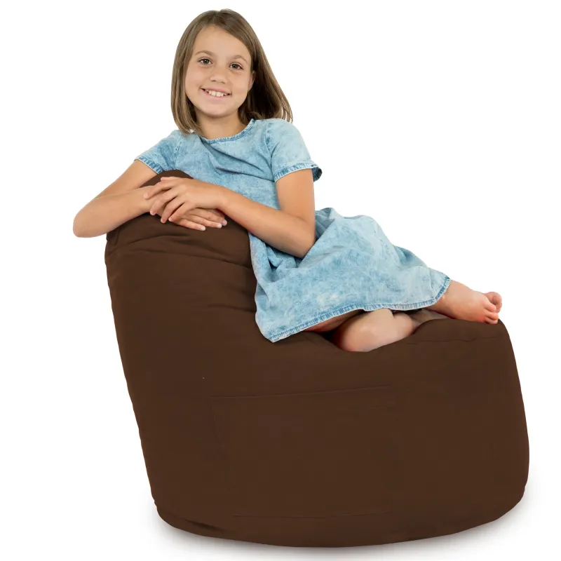 Fauteuil Pouf Siège de Sol Smart Porto - Velours Soft – vue 55