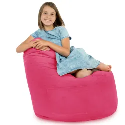 Fauteuil Pouf Siège de Sol Smart Porto - Velours Soft – vue 52
