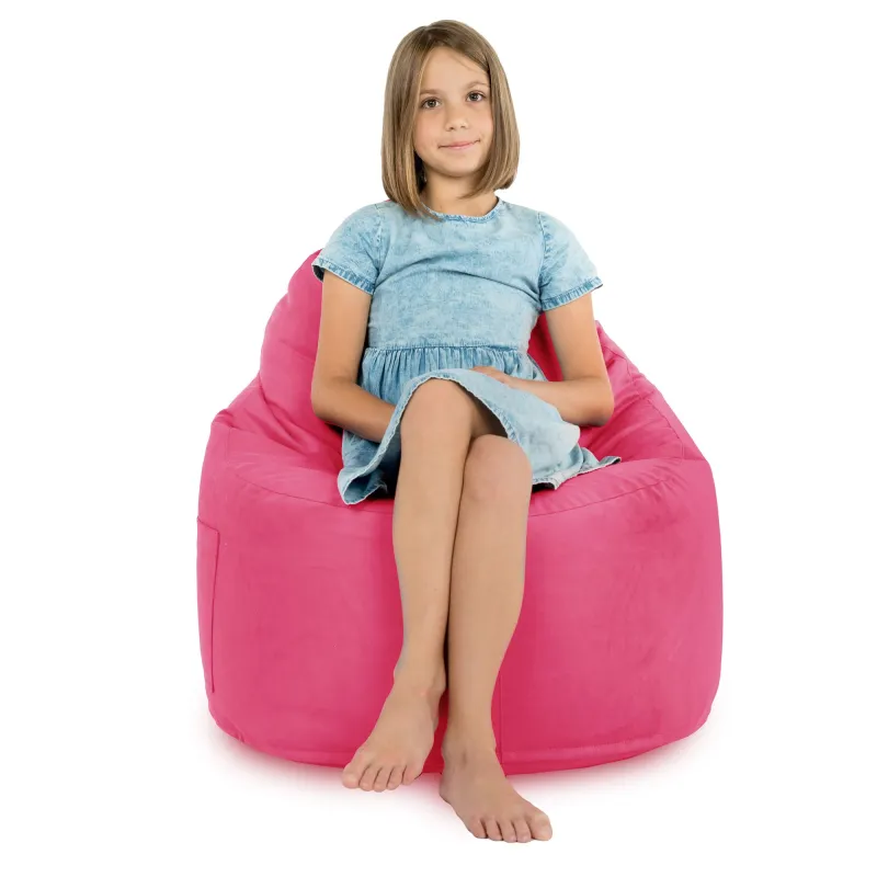Fauteuil Pouf Siège de Sol Smart Porto - Velours Soft – vue 62