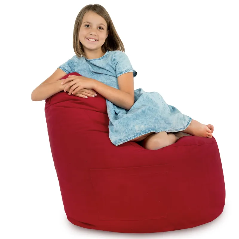 Fauteuil Pouf Siège de Sol Smart Porto - Velours Soft – vue 56