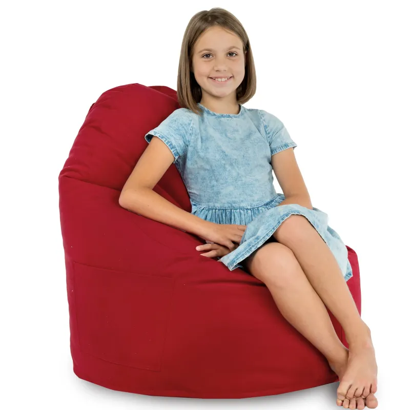 Fauteuil Pouf Siège de Sol Smart Porto - Velours Soft – vue 82